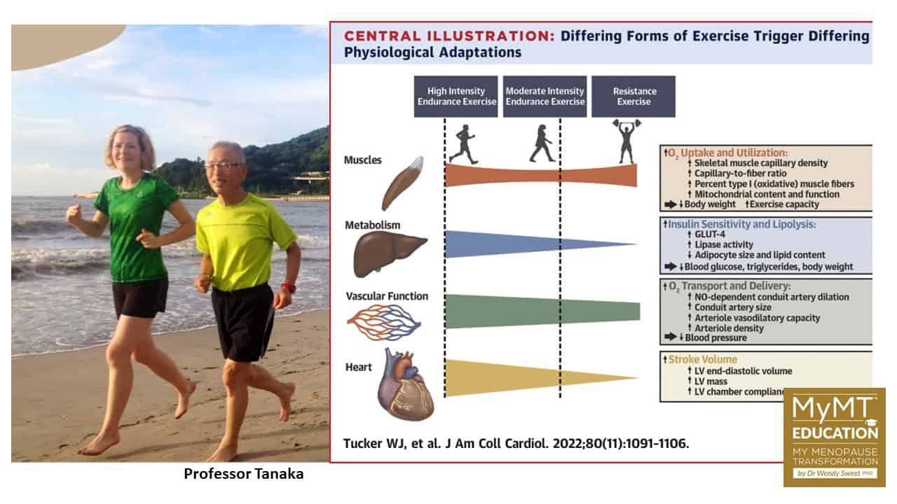 Different forms of exercise trigger different cardiovascular reactions and Tanaka 2022 1