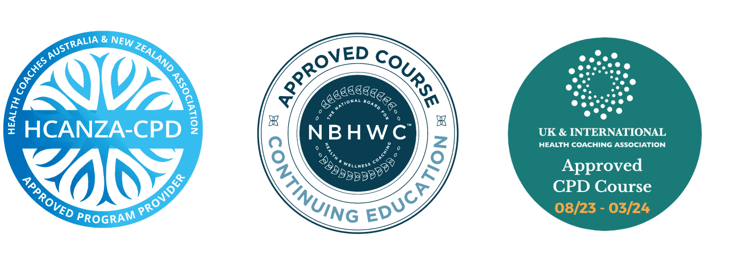 All three Health Coach CPD Logos Image