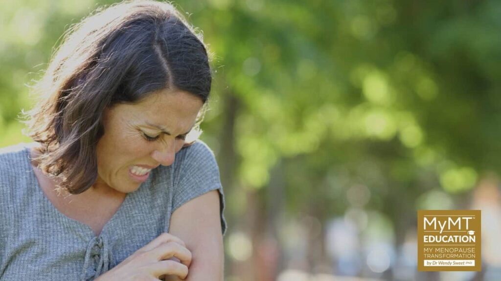 Heart Health and Histamine Woman Scratching