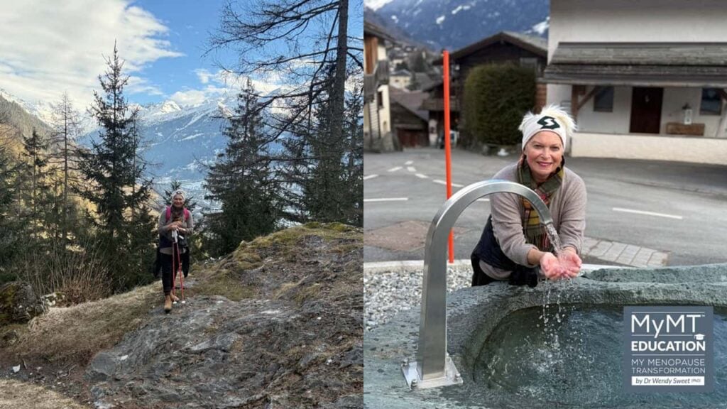 Wendy hiking and Water in Le Chable 2025 MyMT Education