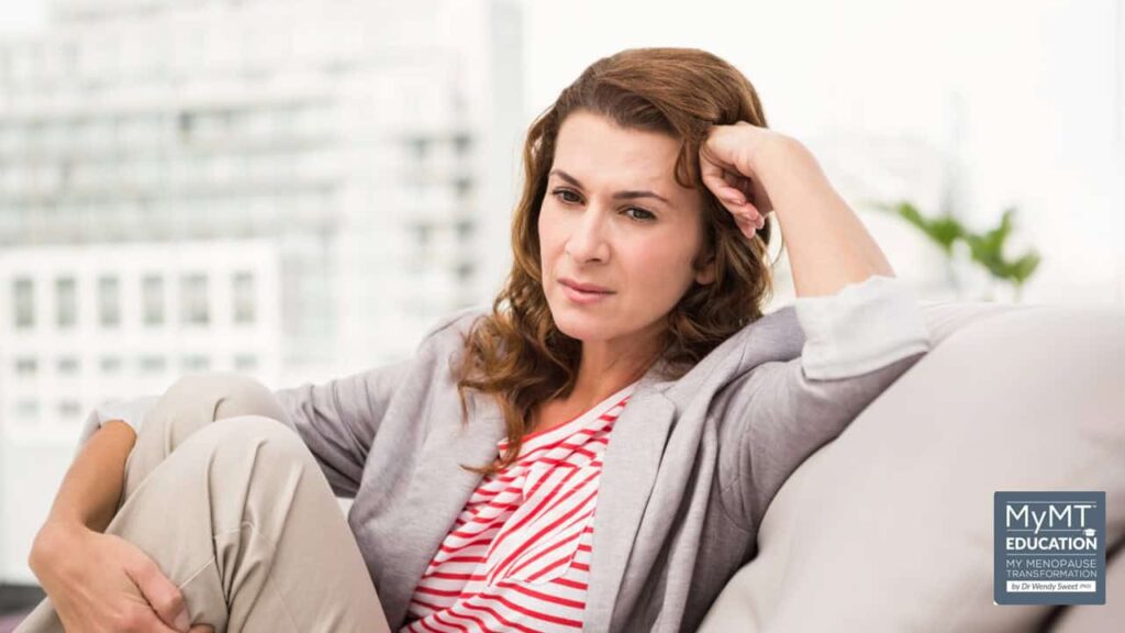 Melancholic Woman and logo