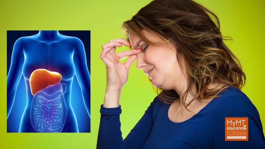 Stress and Liver with Education Logo