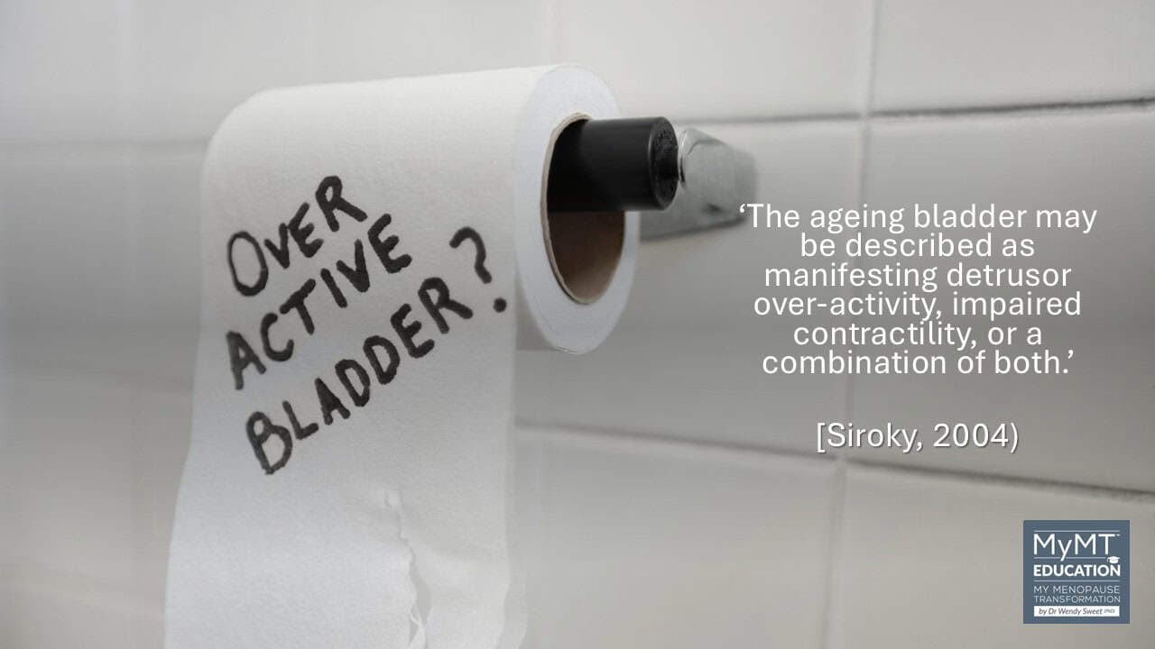 Overactive Bladder Image with Education Logo